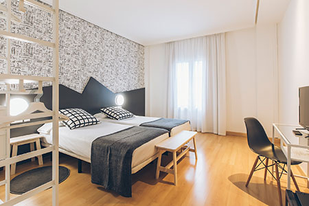 Habitaciones dobles matrimoniales o twin Habitaciones dobles matrimoniales o twin